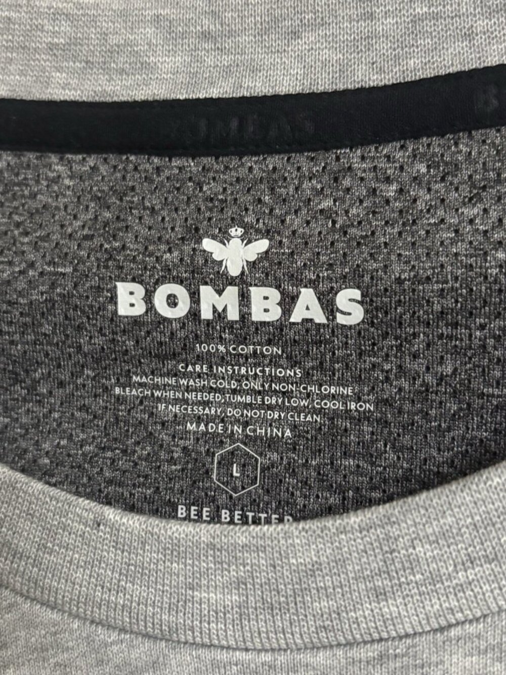 Bombas Women’s Large Gray Pullover Sweatshirt Crew Neck Pockets Outdoor Hike - Picture 3 of 9